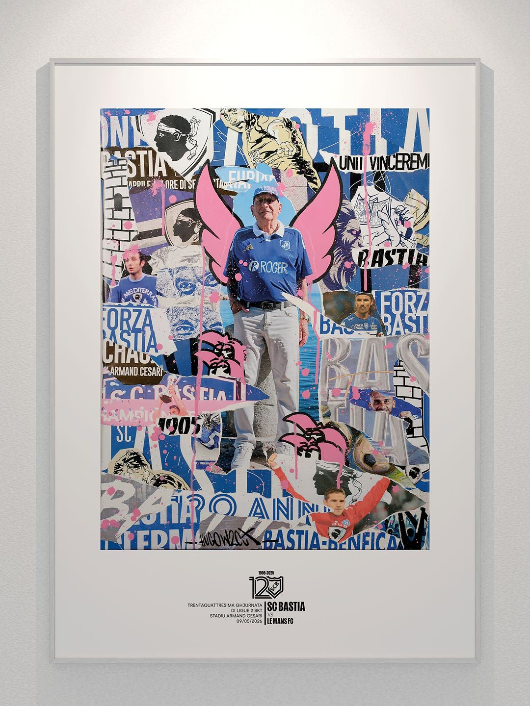 Affiche Match SC Bastia / Le Mans FC - 9 mai