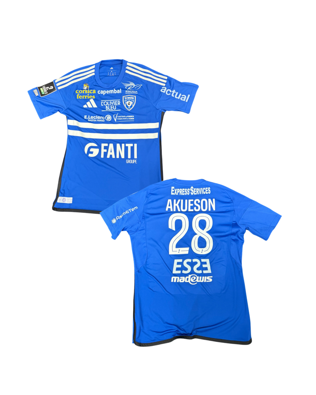 Gustave Akueson - Maillots portés 2025/2026