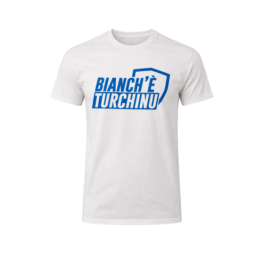 T shirt Bianch’è Turchinu Enfant - Blanc